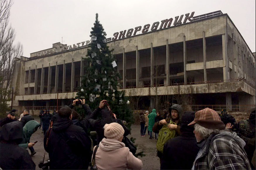 Новорічна ялинка у Прип’яті